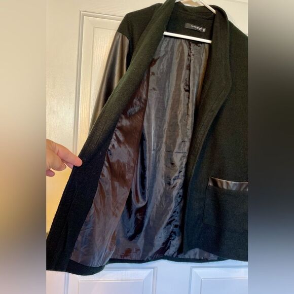 Ge Shan Pin Yue Sport Vogue Black Open Sweater Cardigan Size XXL Multimedia - Picture 4 of 6